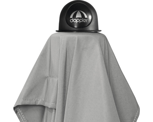 Doppler Logo auf geschlossenem Regenschirm