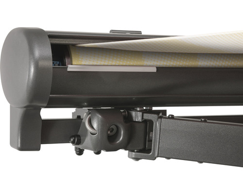 Detailansicht einer Gelenkarmmarkise