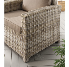 Loungesessel Destiny ALCUDIA 80x80x85cm, Polyrattan, inkl. Auflagen