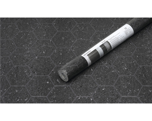 Rolle Vinylbodenbelag mit sechseckigem Fliesenmuster