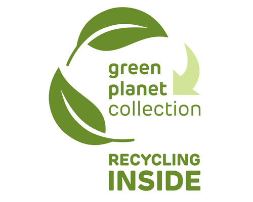 Green Planet Collection Siegel: Recycling integriert