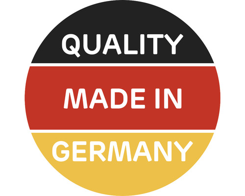 Qualitätsprodukt hergestellt in Deutschland