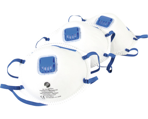 Mehrere FFP2 Atemschutzmasken mit Ventil