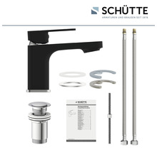 Schuette Armatur mit Ablaufgarnitur und Montagezubehör
