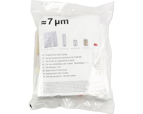 Abdeckfolien Set, 5-teilig
