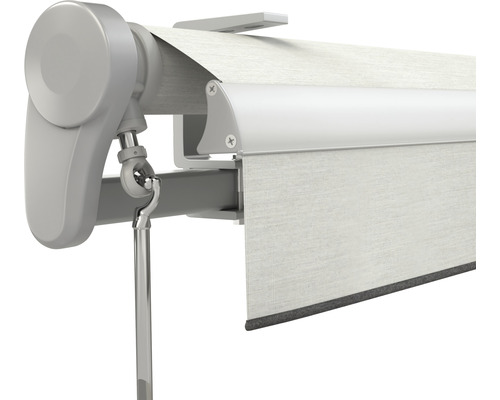 Detailansicht einer Gelenkarmmarkise