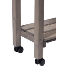 Hochbeet auf Stelzen dobar inkl. Rankgitter rollbar 79 x 28,5 x 130 cm grau-thumb-2 Hochbeet auf Stelzen dobar inkl. Rankgitter rollbar 79 x 28,5 x 130 cm grau-thumb-2