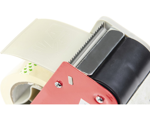 Tischabroller mit Schneidevorrichtung und Klebeband