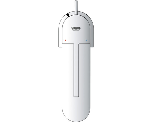 Grohe Logo auf einem Waschtischmischer