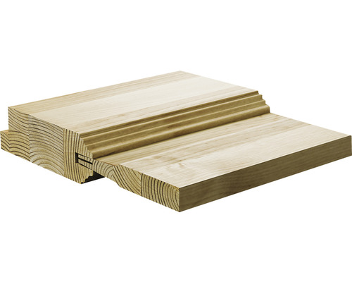 Profilholz aus Holz im Detail