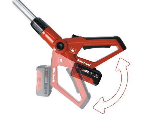 Einhell Heckenschere mit Akku und drehbarem Griff