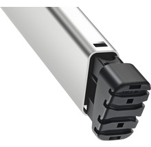 Aluminiumprofil mit Kunststofffuß