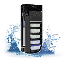 Aquarium Innenfilter mit Filtermedien und Heizelement