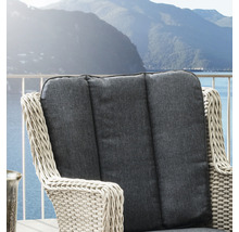 Gartensessel Destiny LUNA, Polyrattan + Aluminium, vintage weiß