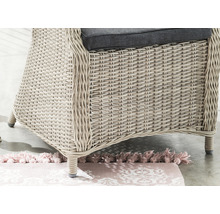 Gartensessel Destiny LUNA, Polyrattan + Aluminium, vintage weiß