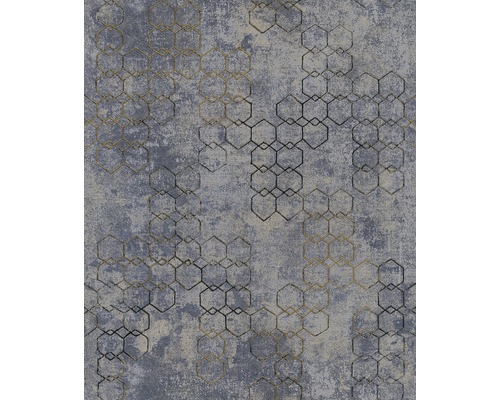 Teppich mit geometrischem Sechseckmuster
