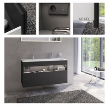 Waschtischunterschrank Keuco Stageline 120x62,5x49 cm ohne Waschbecken vulkanit matt mit LED-Beleuchtung-thumb-8 Waschtischunterschrank Keuco Stageline 120x62,5x49 cm ohne Waschbecken vulkanit matt mit LED-Beleuchtung-thumb-8