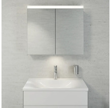 Badmöbel-Set Keuco Royal Reflex 80x48x49 cm Mineralgusswaschbecken hochglanz weiß mit LED-Beleuchtung-thumb-5 Badmöbel-Set Keuco Royal Reflex 80x48x49 cm Mineralgusswaschbecken hochglanz weiß mit LED-Beleuchtung-thumb-5