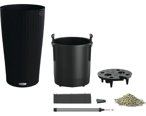 Komplettset Pflanzgefäß mit Bewässerungssystem und Zubehör