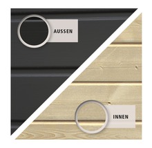 Holzfassade für Außen- und Innenbereich