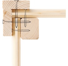 Holzkonstruktion mit Schrauben