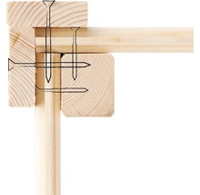 Holzrahmenkonstruktion mit Schrauben