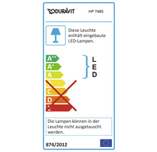 LED-Lichtspiegel Duravit Happy D.2 Plus mit Beleuchtung Lichtfelddekor organic rund Ø 70 cm-thumb-1