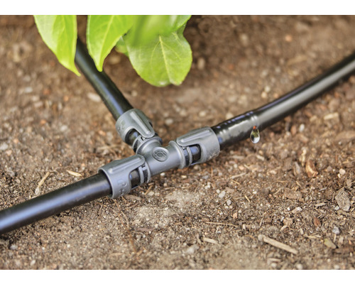 T-Stück Verbinder für Bewässerungssystem im Garten