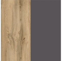 Holzdekor und unifarbenes Dekor