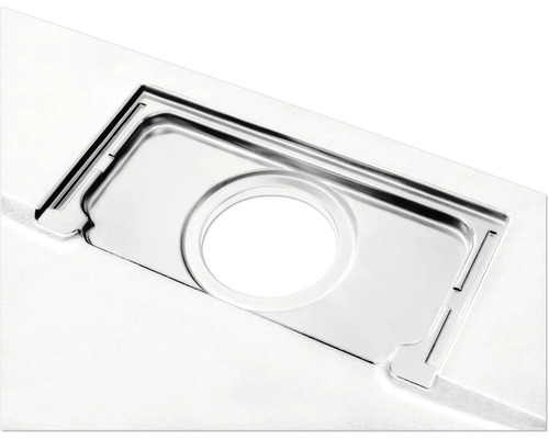 Edelstahlspüle mit Abfluss