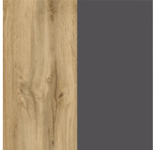 Dekorplatte mit Holzstruktur und unifarbener Oberfläche