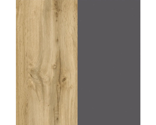 Dekorplatte mit Holzoptik und grauer Oberfläche