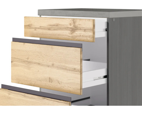 Schrank mit Schubladen in Holzoptik