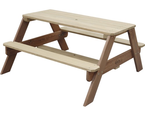 Kindersitzgruppe aus Holz für den Garten