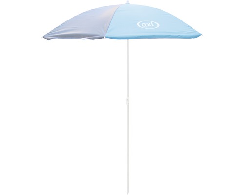 Strandsonnenschirm mit AXI Logo