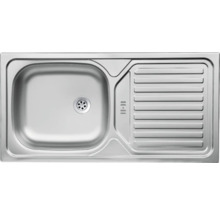 Edelstahlspüle mit Abtropffläche