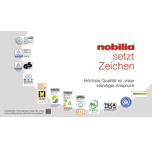 Waschtischunterschank Nobilia Programm 2 207 81x59,1x48,7 cm mit Mineralgusswaschtisch eiche natur-thumb-17
