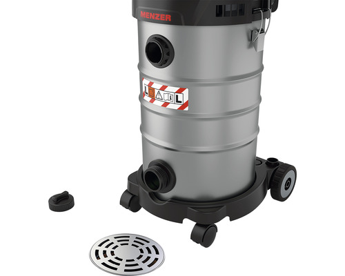Menzer Industriesauger aus Metall mit Zubehör