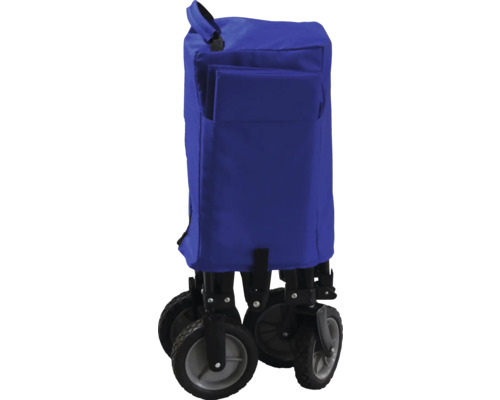 Zusammengeklappter Bollerwagen mit Rädern