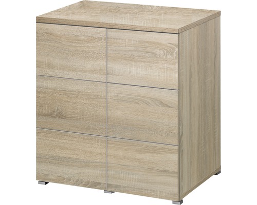 Kommode mit zwei Türen aus Holz