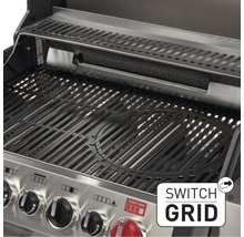 Enders Gasgrill Monroe Pro 4 SIK Turbo 4 Brenner 58 x 153,5 cm Edelstahl inkl. herausnehmbare Fettauffangschale