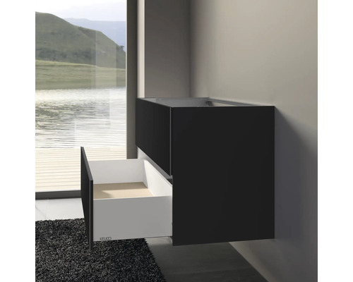 Waschtischunterschrank mit offener Schublade für Badezimmer