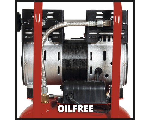 Detailansicht eines ölfreien Kompressors
