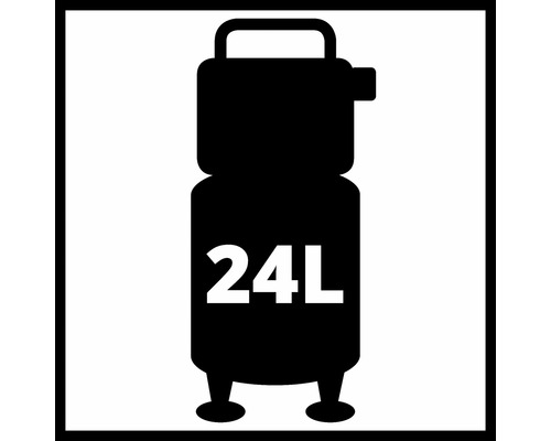 Symbol für einen 24 Liter Kompressor