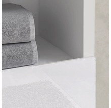 Waschbeckenunterschrank Keuco Stageline 120x49x62,5 cm ohne Waschbecken weiß glänzend-thumb-1