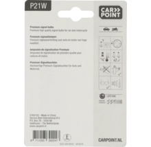 Carpoint Premium Auto Lampen 12V Lampentyp P21W Pack = 2 St