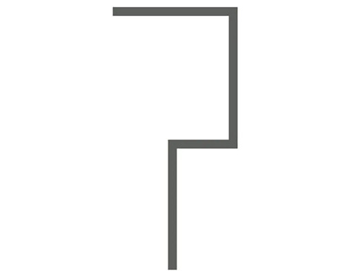 Symbol für L-förmige Ecke