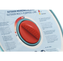 Outdoor Mehrzweckleine auf Spule mit Dreh- und Feststellfunktion