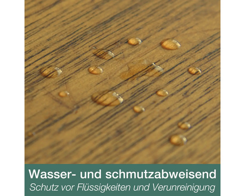 Wasserabweisende Oberfläche mit Wassertropfen