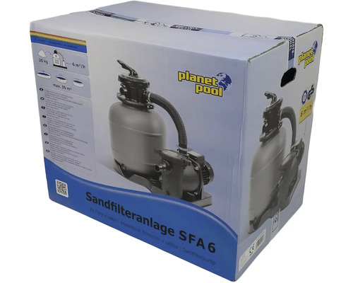 Planet Pool Sandfilteranlage SFA 6 im Karton